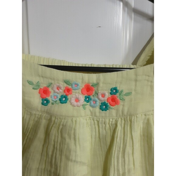 Cat and Jack Yelllow Girls Top Medium - Picture 4 of 4